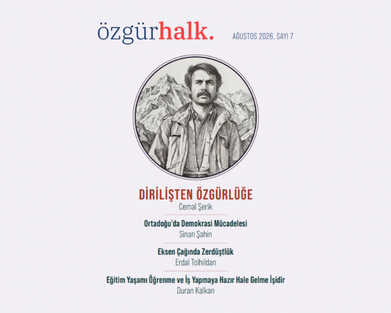 Özgür Halk dergisinin yeni sayısı çıktı 